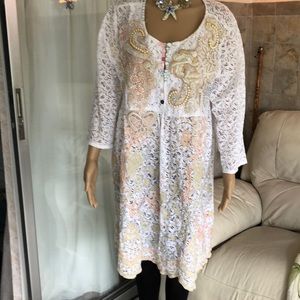 Antica Sartoria Beautiful Embroidered Beaded Dress